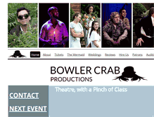 Tablet Screenshot of bowler-crab.com